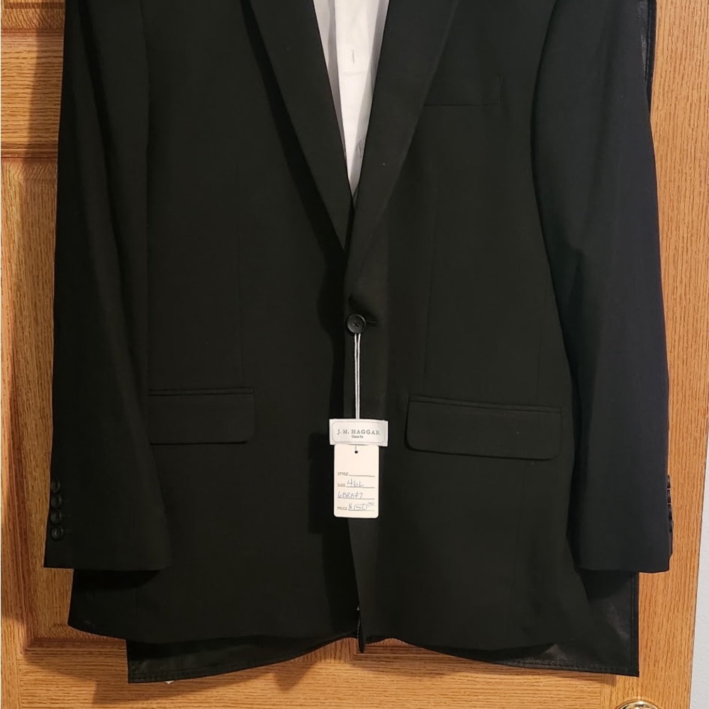 J.M Haggar Black Suit